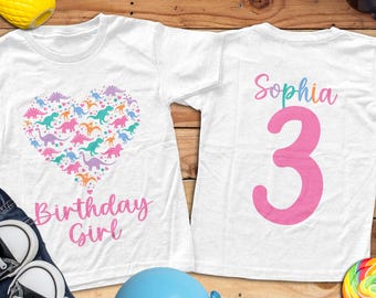 Dinosaur girl custom birthday shirt, girl dinosaur birthday , dinosaur birthday shirt girl, dinosaur shirt, dinosaur birthday, dinosaur gift
