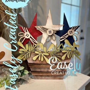 "July Stars" ""July Stars"" Instant Download SVG Glowforge Laser Bereit Datei"