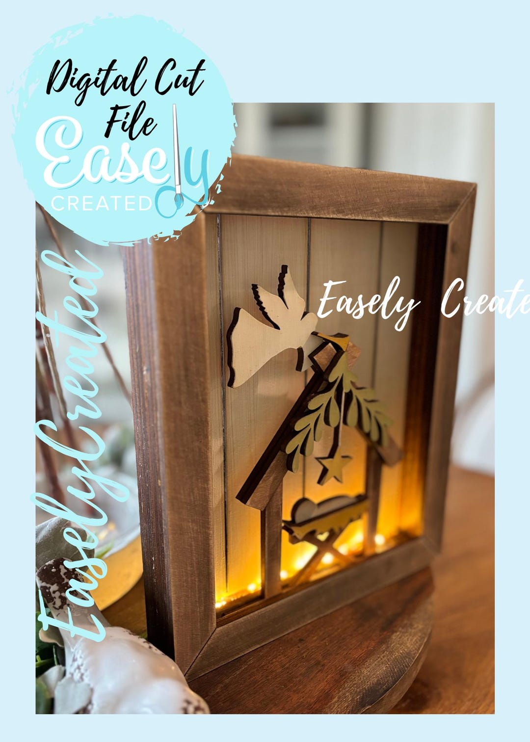 Storefront Shadow Box Insert Shadow Box© Display Sign Insert for