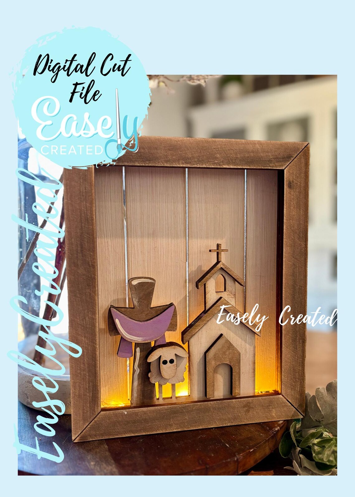 Shadow Box© Display Sign Insert for 