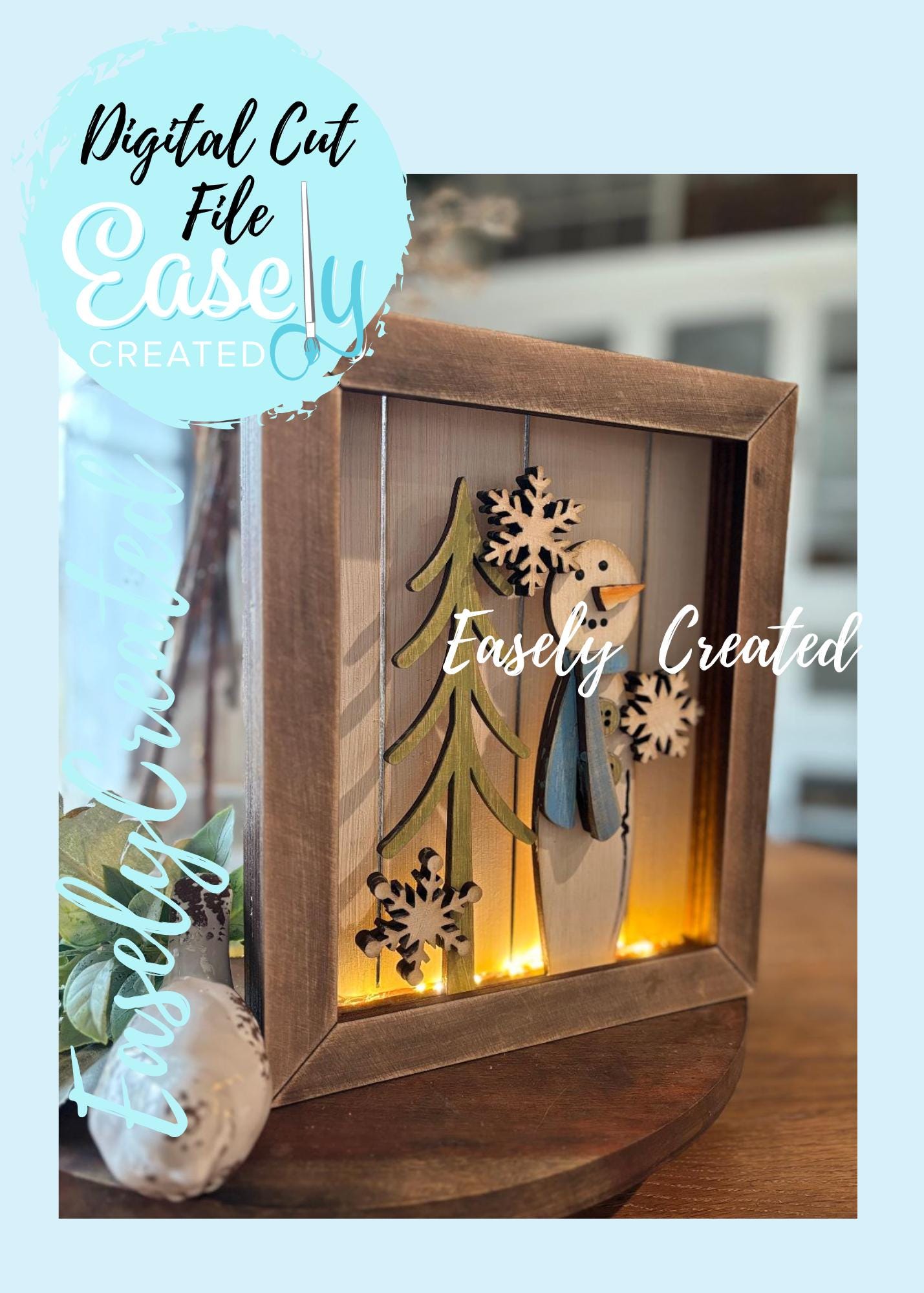 Shadow Box Insert Shadow Box© Display Sign Insert for