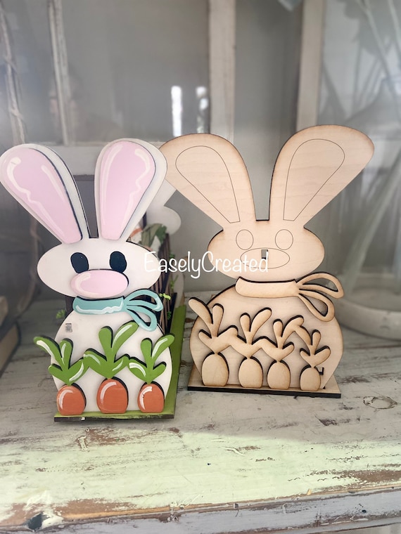 Easter Basket SVG File - Bunny Basket Sign SVG Welcome Sign SVG