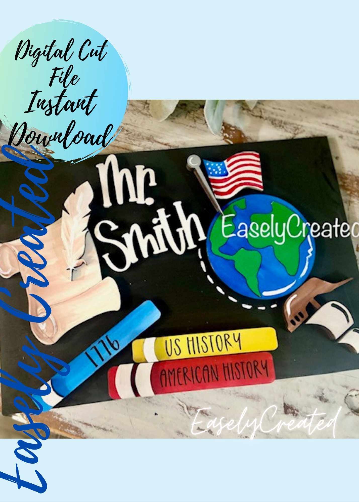 Welcome to Our Classroom History Teacher Sign Sign SVG - Government ...