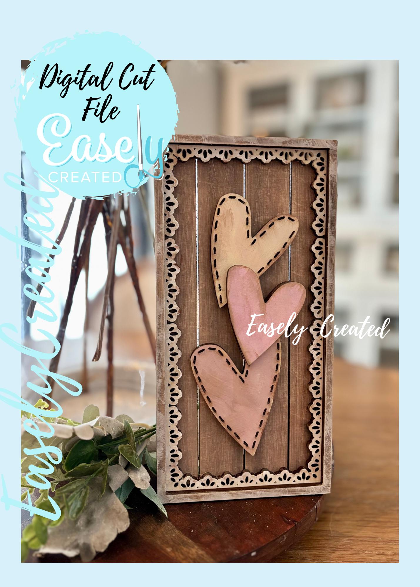 Vintage Heart Frame - Etsy
