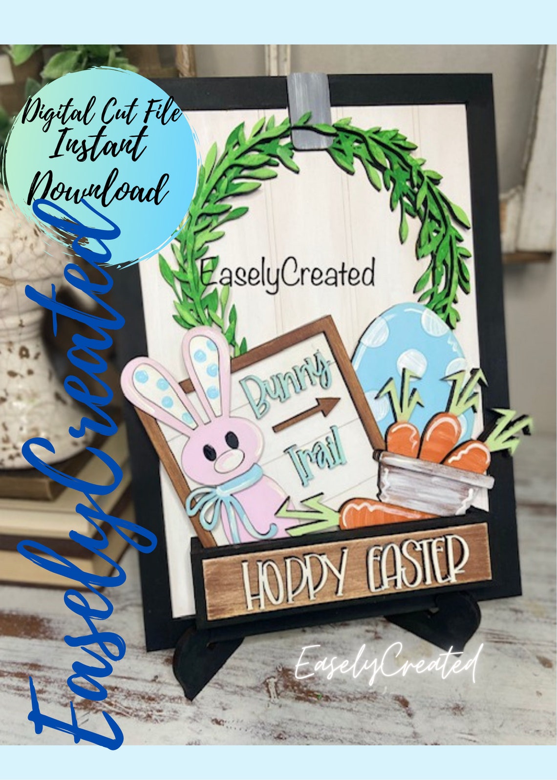 Easter Interchangeable Add-on Sign SVG Seasonal Interchangeable Sign ...