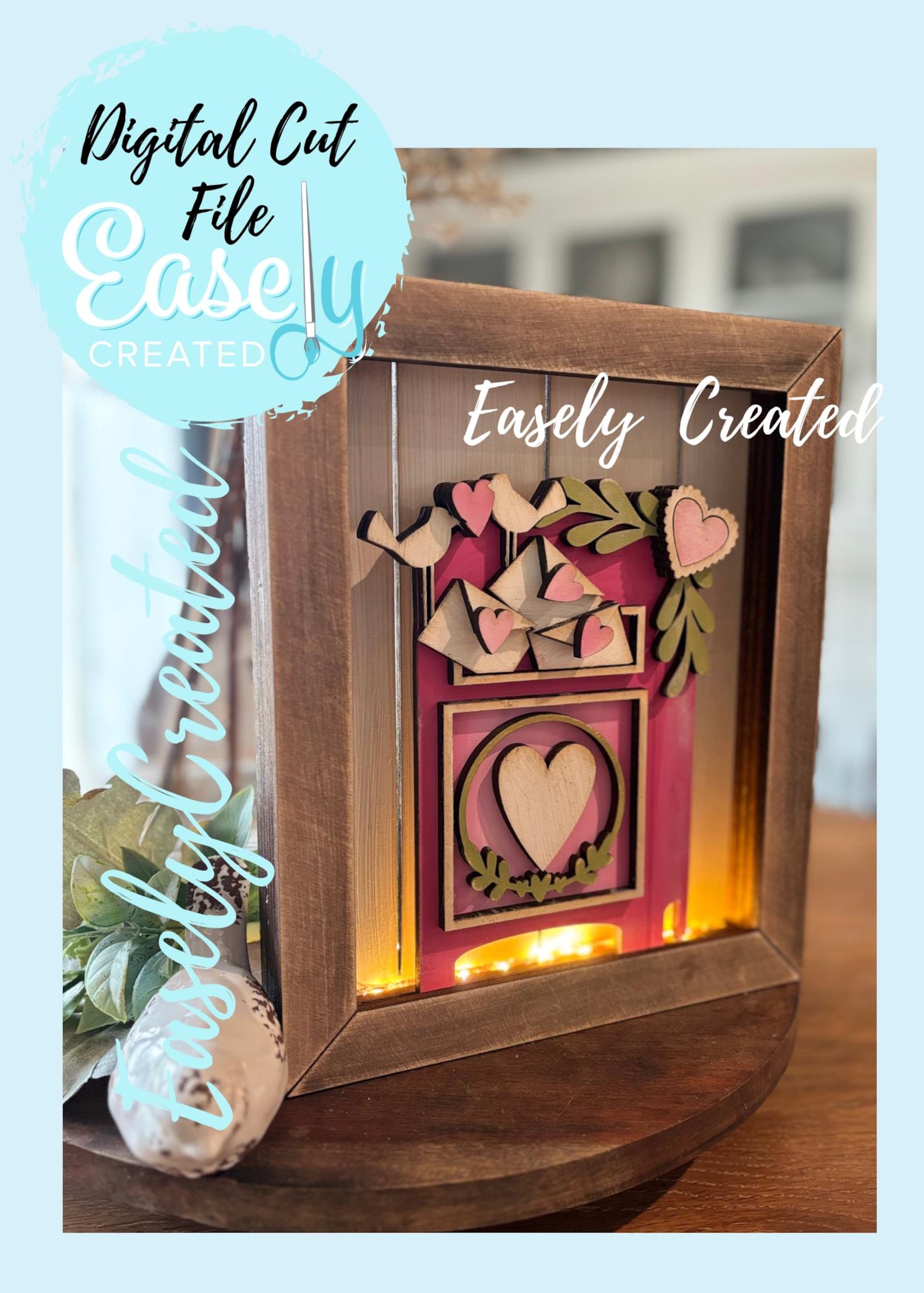 Storefront Shadow Box Insert Shadow Box© Display Sign Insert for