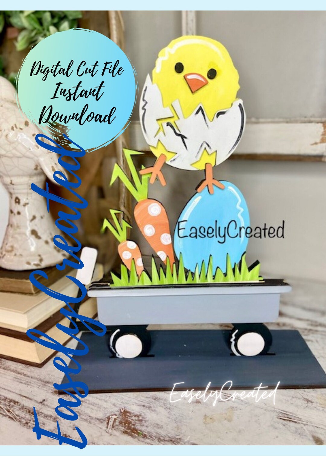 Interchangeable Add-on for Wagon SVG - Easter Chic Seasonal ...