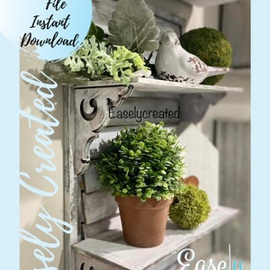 Vintage Shutter Shelf Tiered Tray Wall Shelf Digital File - Tier Serving Chippy  Farmhouse SVG sign -  Glowforge Laser Ready SVG