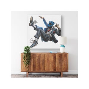 The Dapper Street Dancer Canvas Art