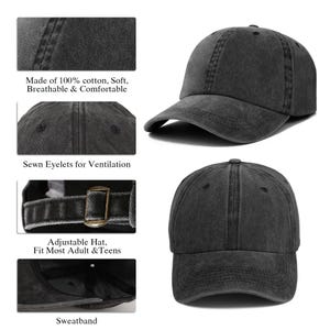Black washed cotton cap with adjustable buckle for a secure and comfortable fit, made from soft, breathable material that’s perfect for all-day wear. This cap features a sturdy metal buckle for a customizable fit, ideal for casual wear or outdoor activities. With a classic design, it combines durability and comfort, making it a go-to accessory for everyday style.
