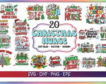 Sjuksköterska jul png-paket, sjuksköterska liv png, god jul sjuksköterska png, omvårdnad jul png, sjuksköterska kokett jul png