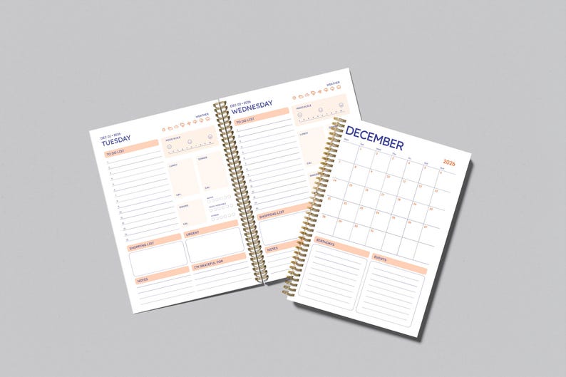2026 Planner 365 Days Canva Template | KDP Interior Printable PDF ...