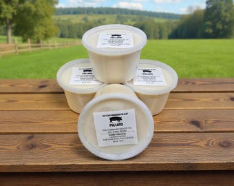 100% Pure Pig Lard in 16 oz resealable tub