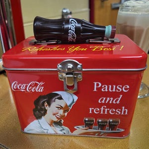 Coca Cola Lunch Box - Etsy
