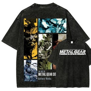 Acid Wash Metal Gear Shirt - Etsy