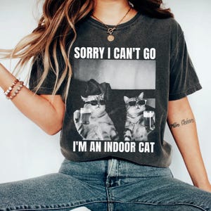 Funny Cat Meme Shirt, Stupid Brainrot Gift, Cat Lover Gift, Cool Cat Shirt