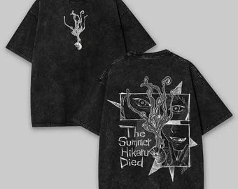 ヴィンテージアニメグラフィックTシャツ：ユニセックスマンガTシャツ