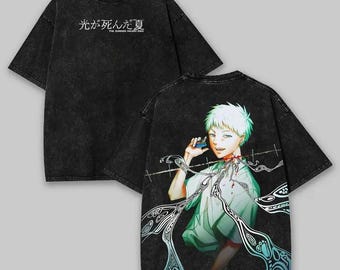 ヴィンテージアニメグラフィックTシャツ：ユニセックスマンガTシャツ