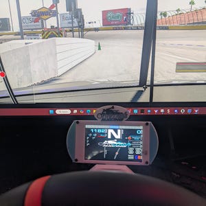 4.3 inch Low Profile Customizable VoCore Digital Dash Unit SimHub