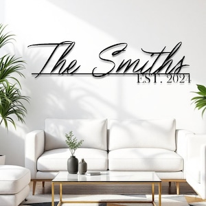 Custom Last Name Sign, Personalized Family Name Words, Wedding Backdrop Sign, Custom metal Sign, Personalized Family Name Sign, Wedding Gift