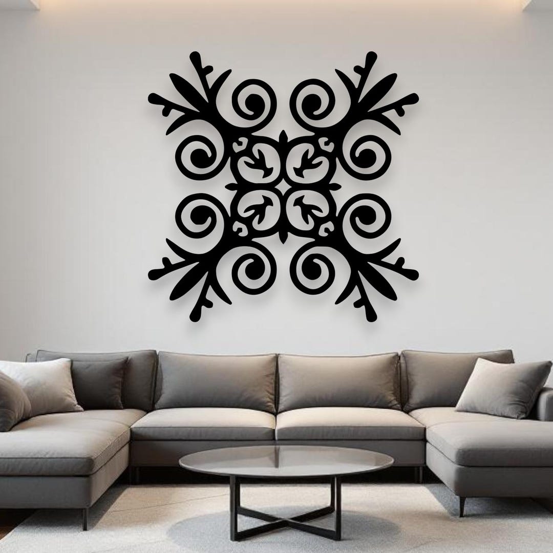 Abstract Metal Wall Art | Modern Luxury Home Decor | Elegant Indoor ...