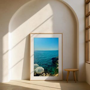 Impresión de Amalfi / Póster de Italia / Sur de Francia / Impresión de Positano / Impresión de la Costa de Amalfi / Póster de Florencia / Impresión de sombrilla de playa / Impresión de Italia /