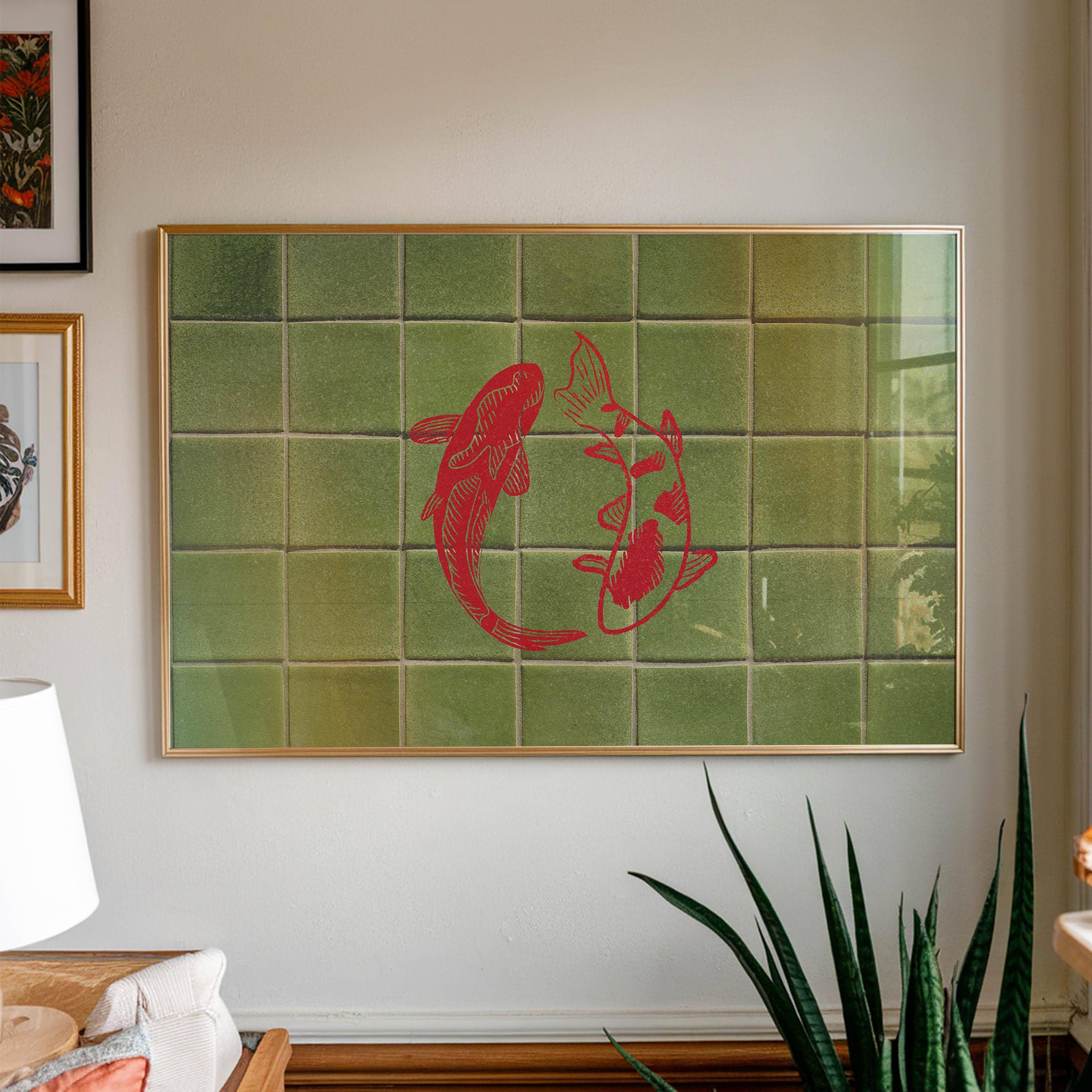 Red Fish Mosaic Art - Etsy