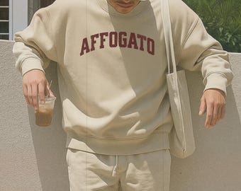 Affogato Sweatshirt, Espresso Lover Gift, Gift for Him, Italian Foodie Crewneck, Italian Family Sweatshirts, Coffee Lover Gift, Dad Gift