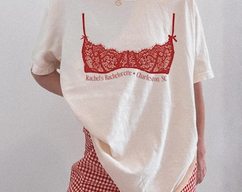 Lingerie Bachelorette Party Comfort Colors Tshirts, Bridal Party Getting Ready Outfits, Girls Night In Shirt, Bridal Party Gifts