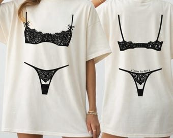 Lingerie Bachelorette Party Comfort Colors Tshirts, Bridal Party Getting Ready Outfits, Girls Night In Shirt, Bridal Party Gifts
