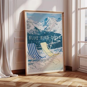 Sztuka ścienna Retro Après Ski, okładka magazynu Retro Ski Print, prezent dla narciarza i snowboardzisty, wystrój baru w stylu vintage, wystrój pokoju w akademiku dla dziewcząt, domek narciarski