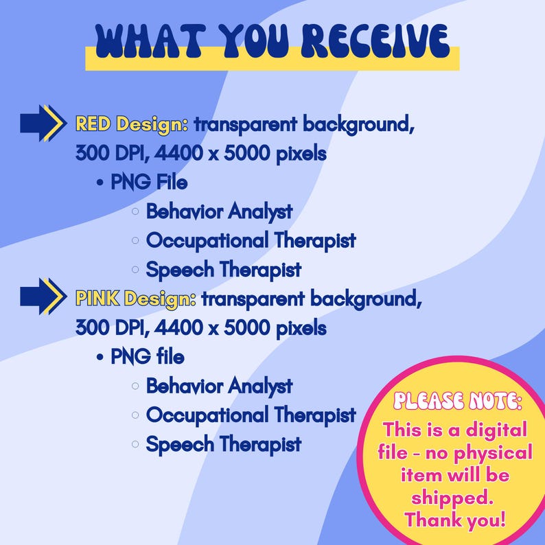 Therapy Doodle PNG Bundle Digital Download, Aba Bcba Rbt Slp Ot Graphic ...