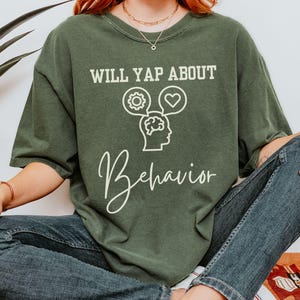 ABA Shirt, Rbt Tshirts, Comfort Colors © BCBA Shirt, Autism Shirt, SPED Teacher Shirt, Gifts for Behavior Analyst and Registered Technician