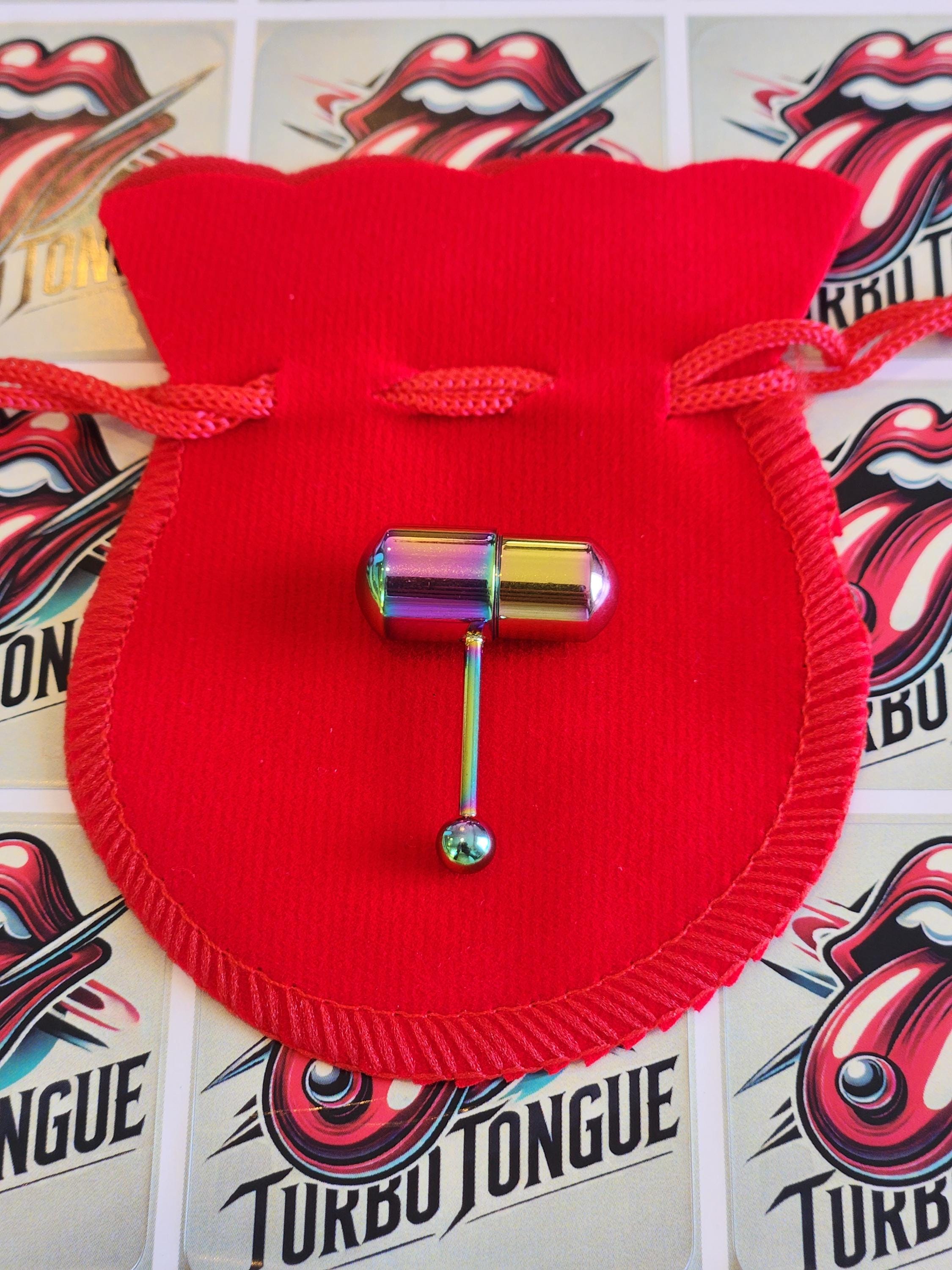 Tongue Rings Vibrating No Piercing