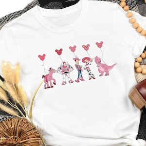 Disney Toy Story Shirt For Valentine, Toy Story Movie Characters Lovers Shirt, Cute Buzz And Jessie Couples Shirt Gift for Valentines Day
