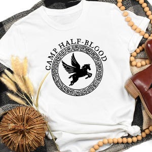 Camp Half Blood Shirt, The Olympians Series Tee, Fantasy Novel Bookish Tee, Camping Tee, Percy Jackson Shirt, Rick Riordan, Book Lover Gift