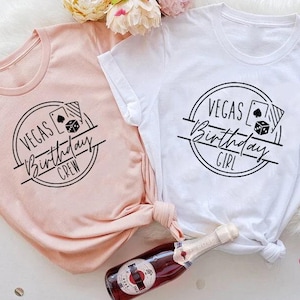 Las Vegas Birthday Shirt, Vegas Birthday Trip Tee, Funny Vegas Party Shirt, Birthday Crew Tee, Girls Vegas Trip Tee, Vegas Bachelorette Top