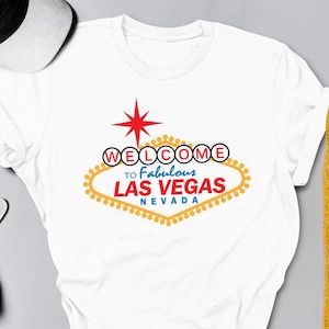 Welcome To Fabulous Las Vegas Shirt, Las Vegas T-Shirt Gift for Women, Nevada Shirt, Vintage Las Vegas Apparel, Girls Vegas Vacation Shirt