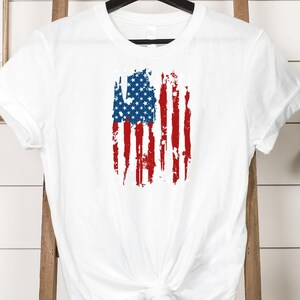 American Flag Shirt, USA Patriotic Tee, 4th of July Shirt, Men&#39;s American Flag Shirt, Fourth of July Graphic Tee, Vintage USA Apparel