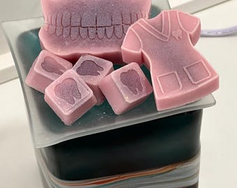 Tooth Wax Melts, Dental Wax Melts, Teeth Obsessed, Dentist Gift, Hygienist Gift, Dental Assistant Gift, Dental Office Decor, Teeth Wax Melts
