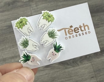 Teeth stud earrings, Dental earrings, Molar earrings, dental gifts, dentist gift, tooth earrings, dental jewelry, Dental Vase