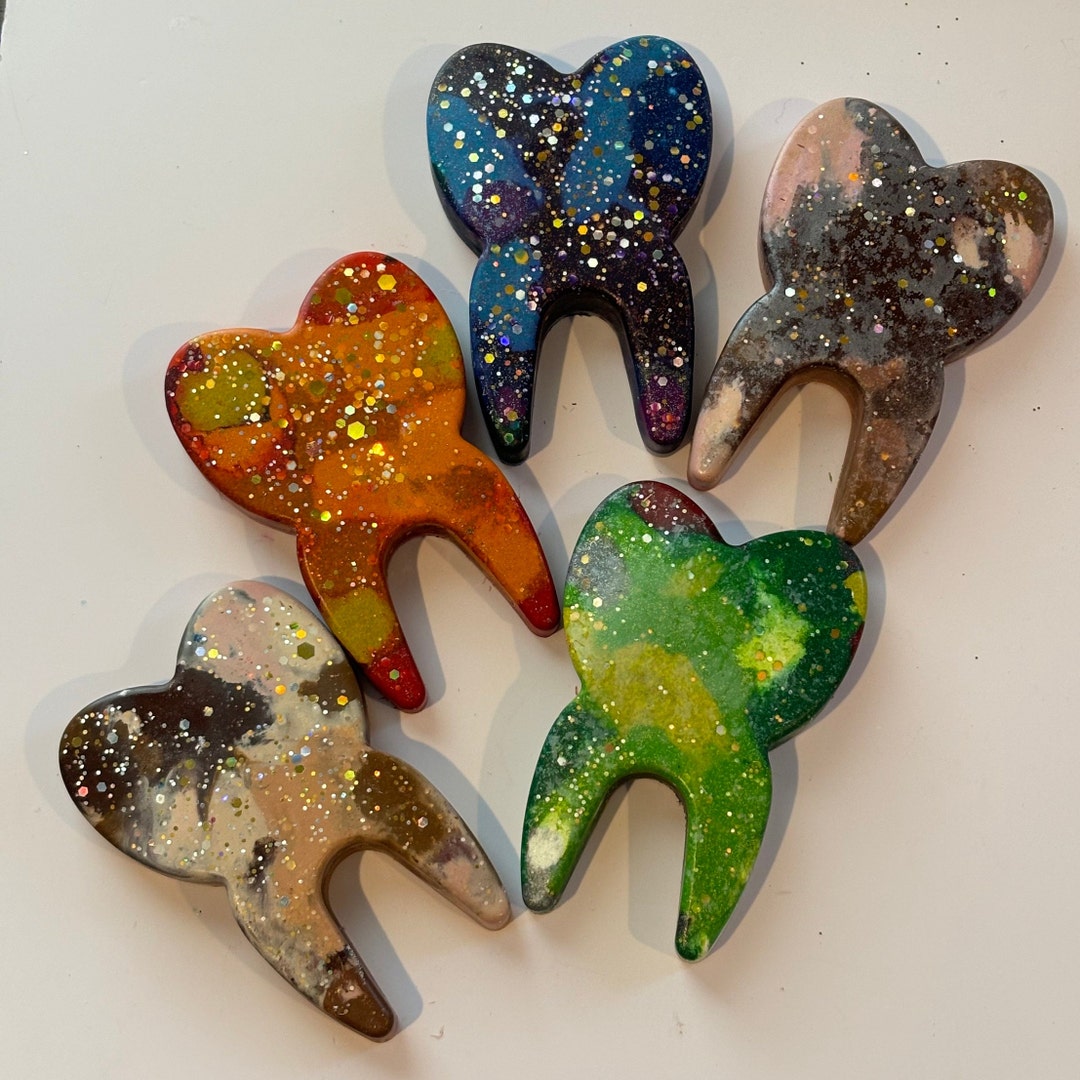 Tooth Crayons Teeth Crayons Dental Crayons Dental Hygiene Etsy