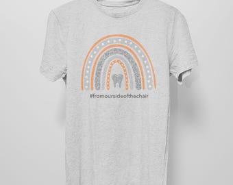 Rainbow Tooth Dental Shirt | Dental Gift | Dental Hygienist Shirt | Dentist Gift | Teeth Shirt | Dental Team Apparel | Teeth Obsessed