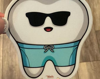 Tooth Sticker, Dental Assistant, Hygienist Vinyl Decal