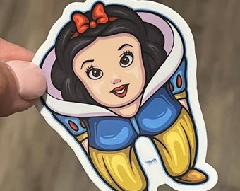 Dopey Dental Vinyl Sticker | Dentist Gift