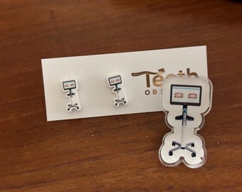 Digital Dentistry Itero Pen | Itero Keychain | Dental Earrings | Dental Assistant Gift | Digital Dentistry Gift | Scanner Dental Gift