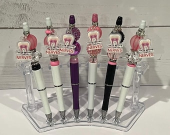 Dental Tooth Pens |  Bubble Pen| Dental Assistant Gift | Hygienist Pens | Dentist Office Supplies | Tooth Topper Pen | Dental Team Gifts