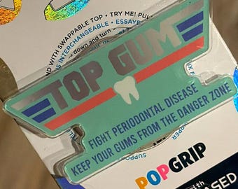 Top Gum Phone Grip | Dental Pop Grip, Plant-Based Materials