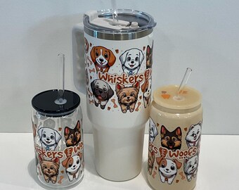 Dog Tooth Tumbler, Dental Assistant Gift, Teeth Cup