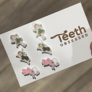 Tooth Fairy Earrings: Dental Hygienist Gift, Hypoallergenic Studs